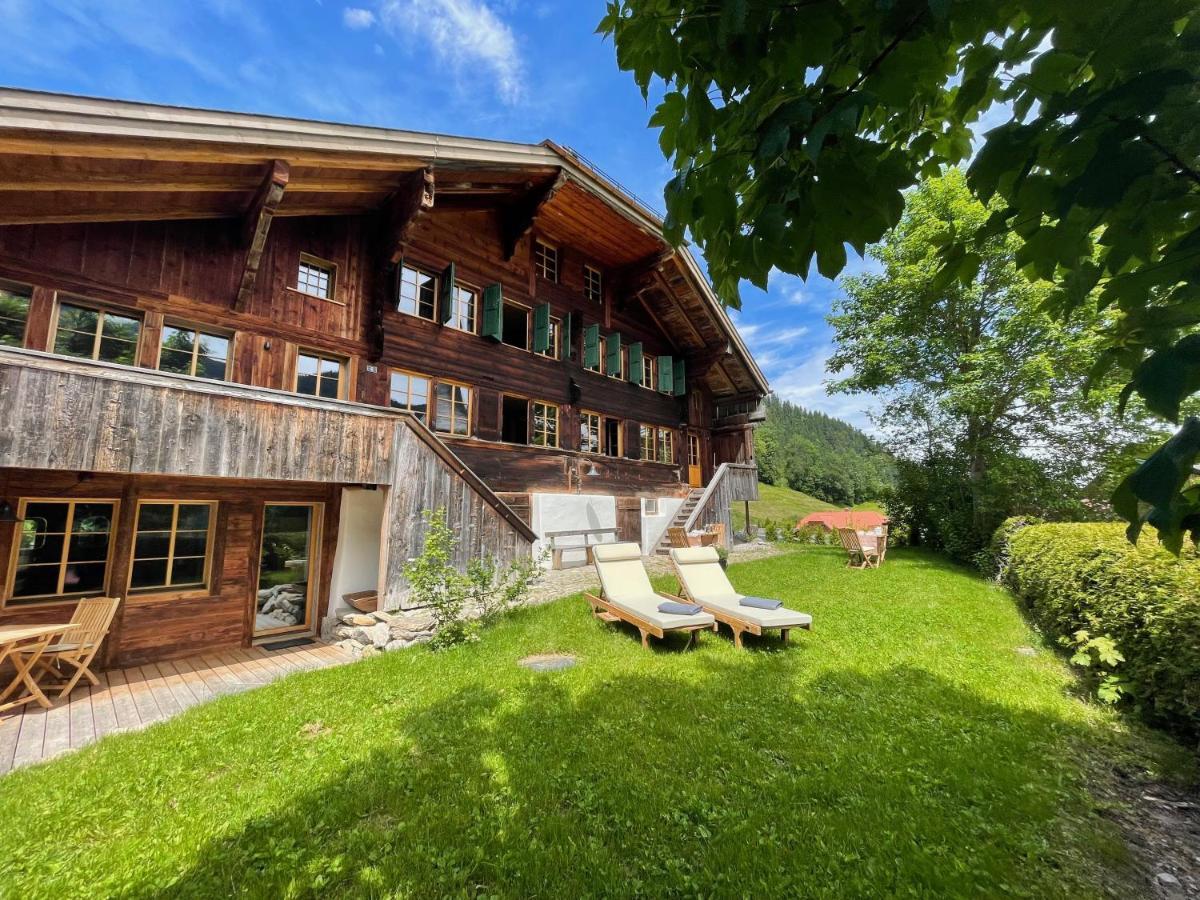 Alpen Charme - Chalet D'Hotes Et Spa Gsteig 外观 照片