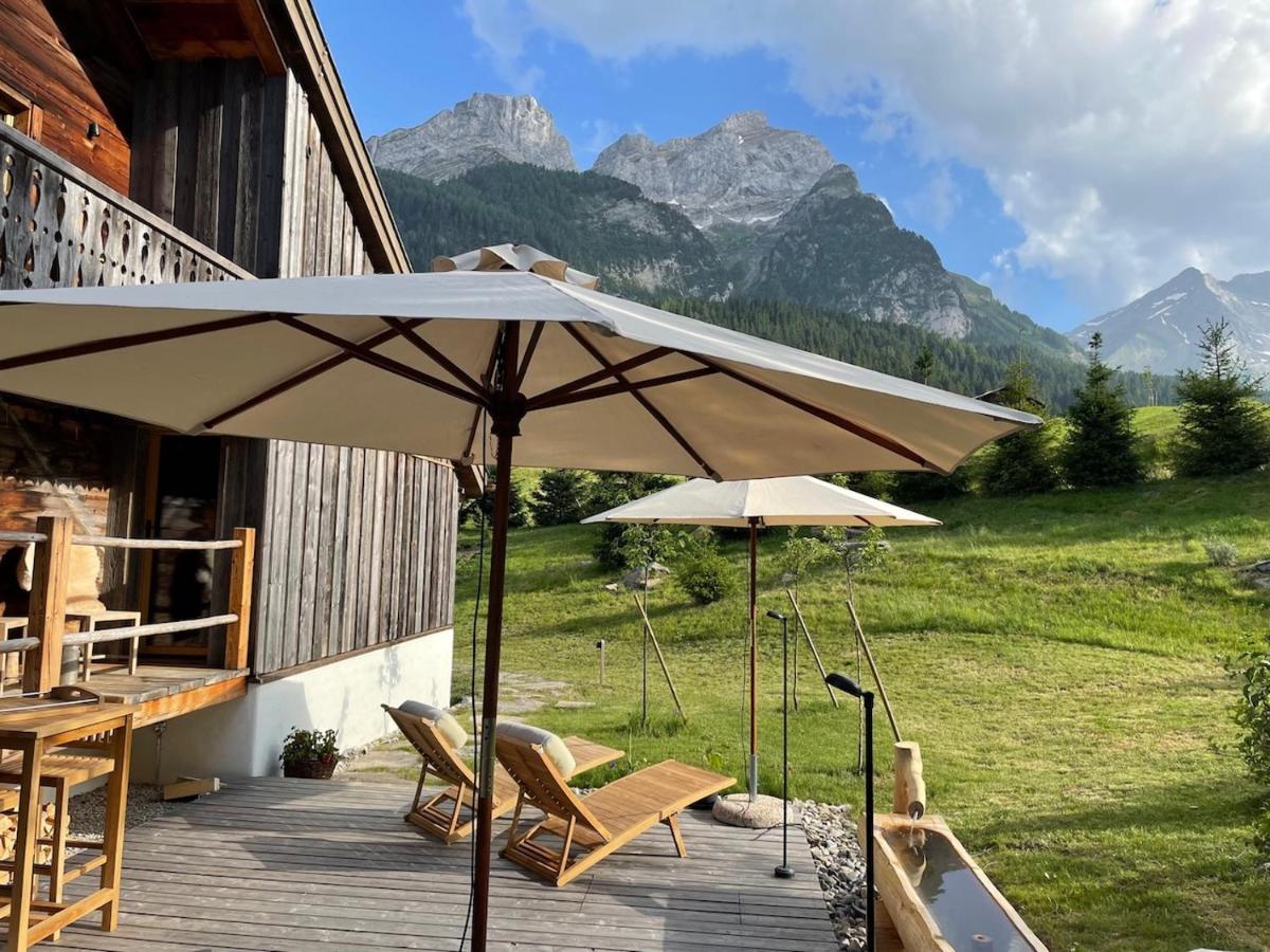 Alpen Charme - Chalet D'Hotes Et Spa Gsteig 外观 照片