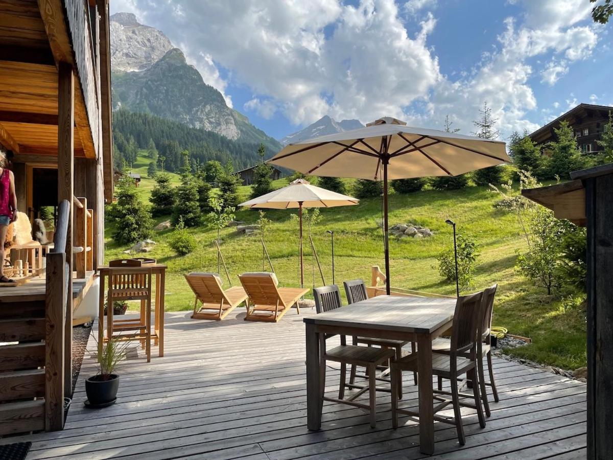Alpen Charme - Chalet D'Hotes Et Spa Gsteig 外观 照片